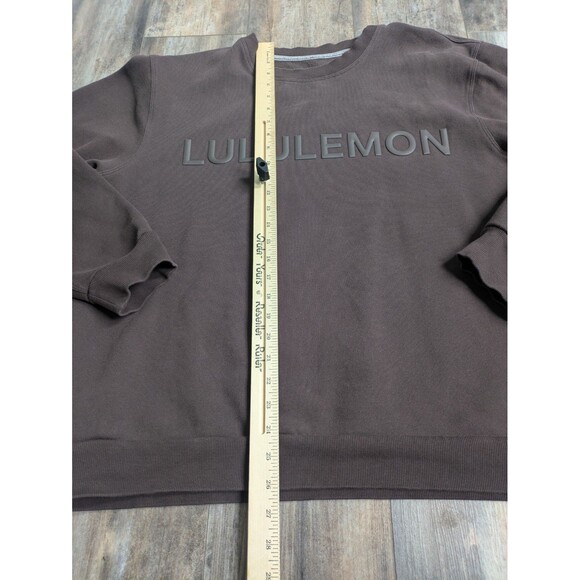 Lululemon Steady State Crew *Graphic ESPR Espresso Brown Men's Size Large RARE - Picture 2 of 5